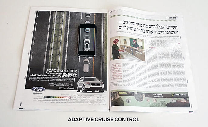 Magazine with Ford’s ad.
