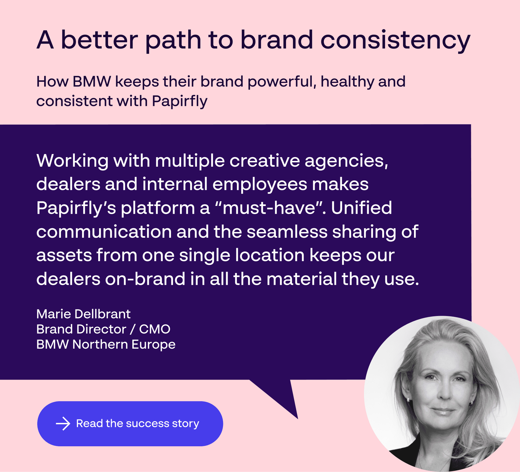BMW customer story – linking to the case study
