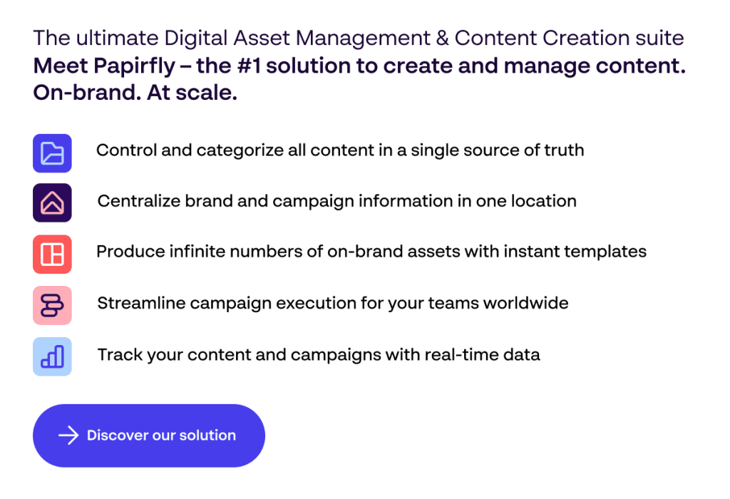 Entdecken Sie die ultimative Plattform für Digital Asset Management und Content Creation unter Papirfly