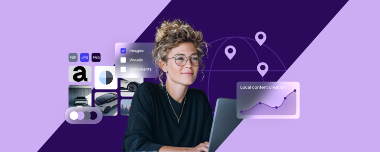 Marketer using a Digital Asset Management system