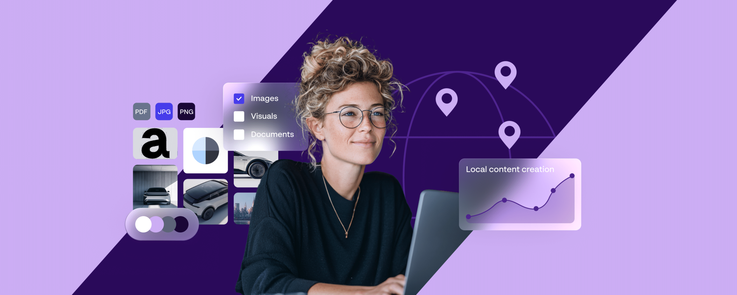 Marketer using a Digital Asset Management system